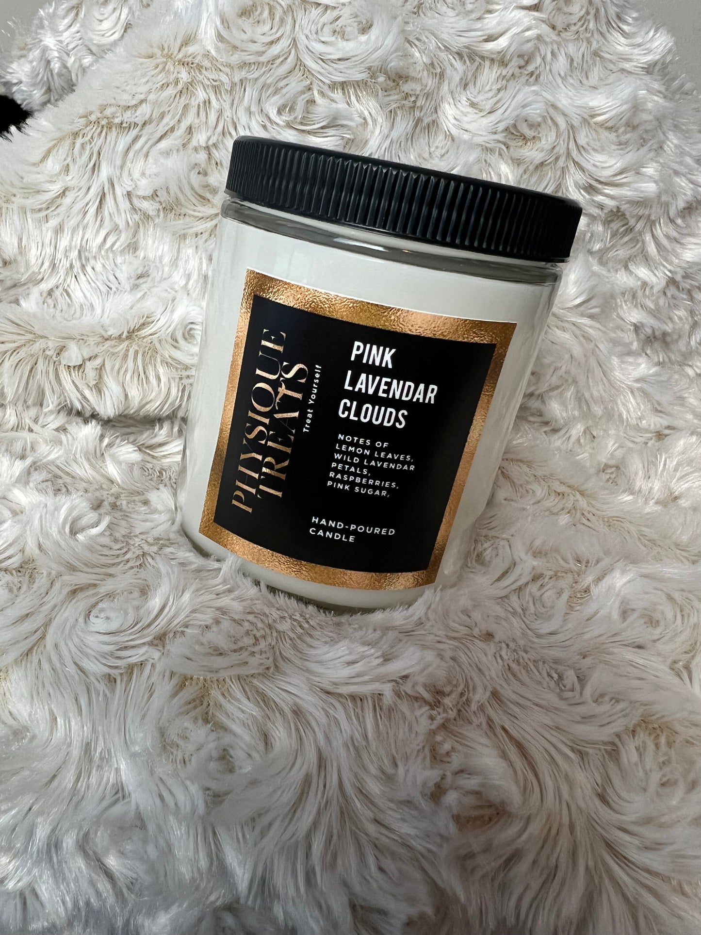 Pink Lavender Clouds Scented Candle